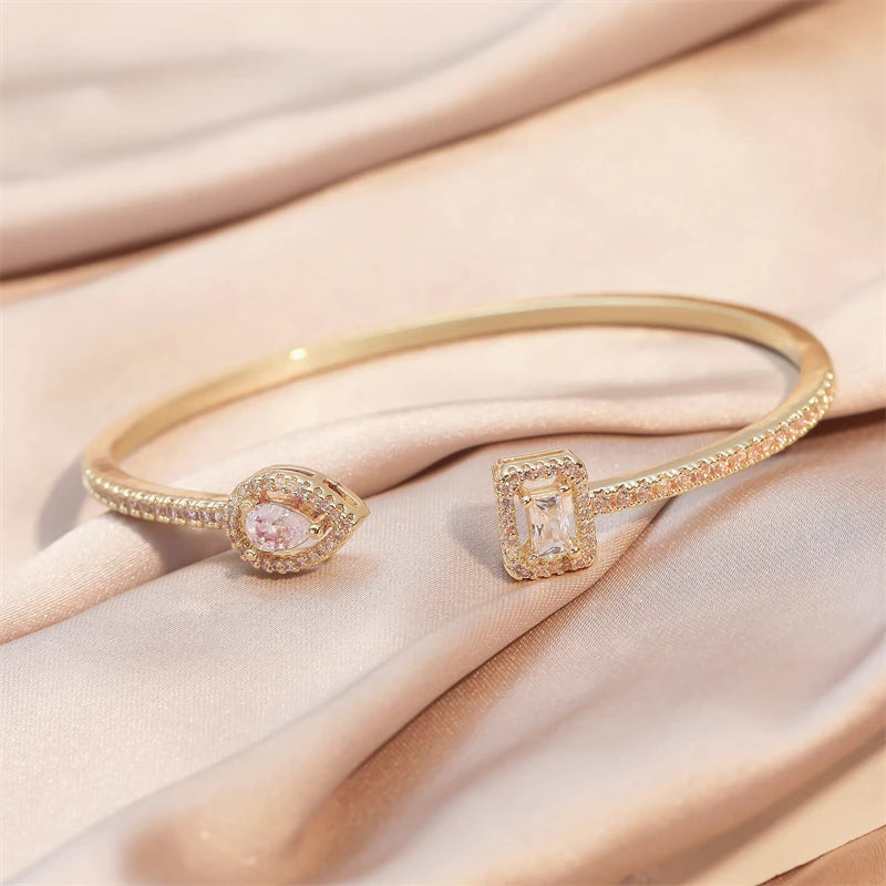 Celestia Gold Cuff Bracelet