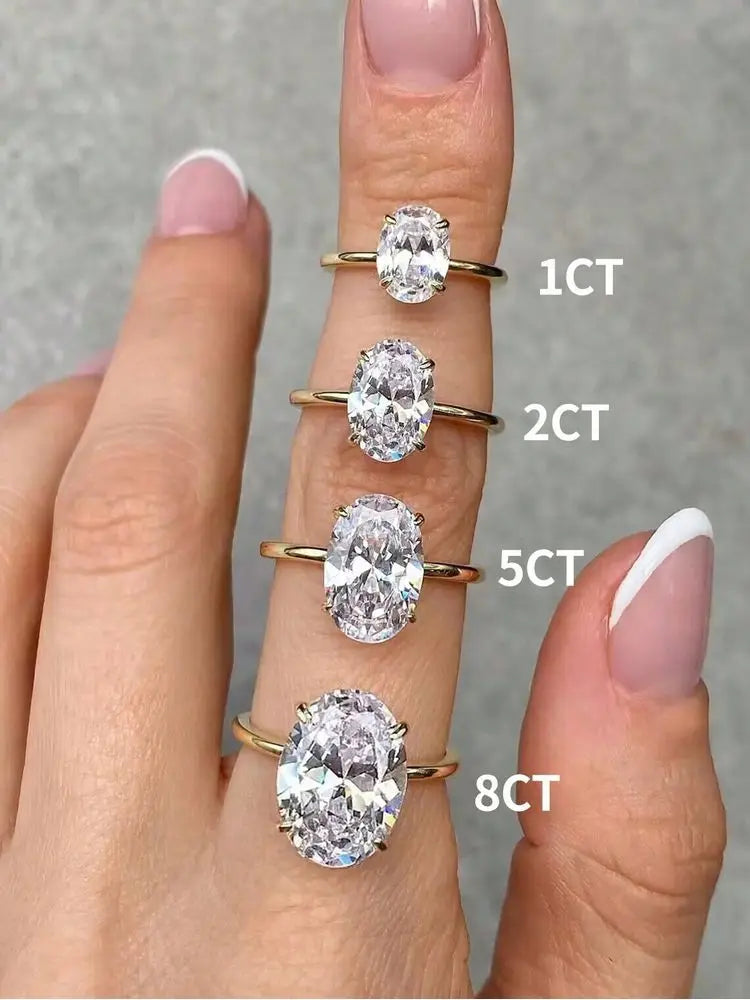 Celeste Oval Solitaire