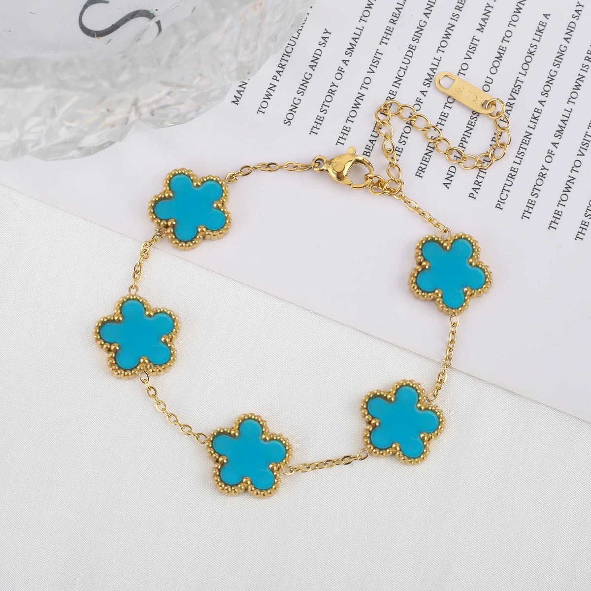 Celestia Shell Flower Bracelet