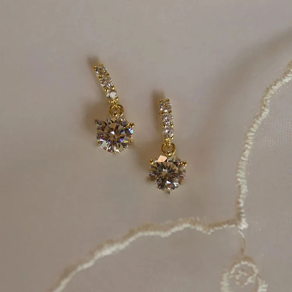 Celestia Sparkle Bow Earrings