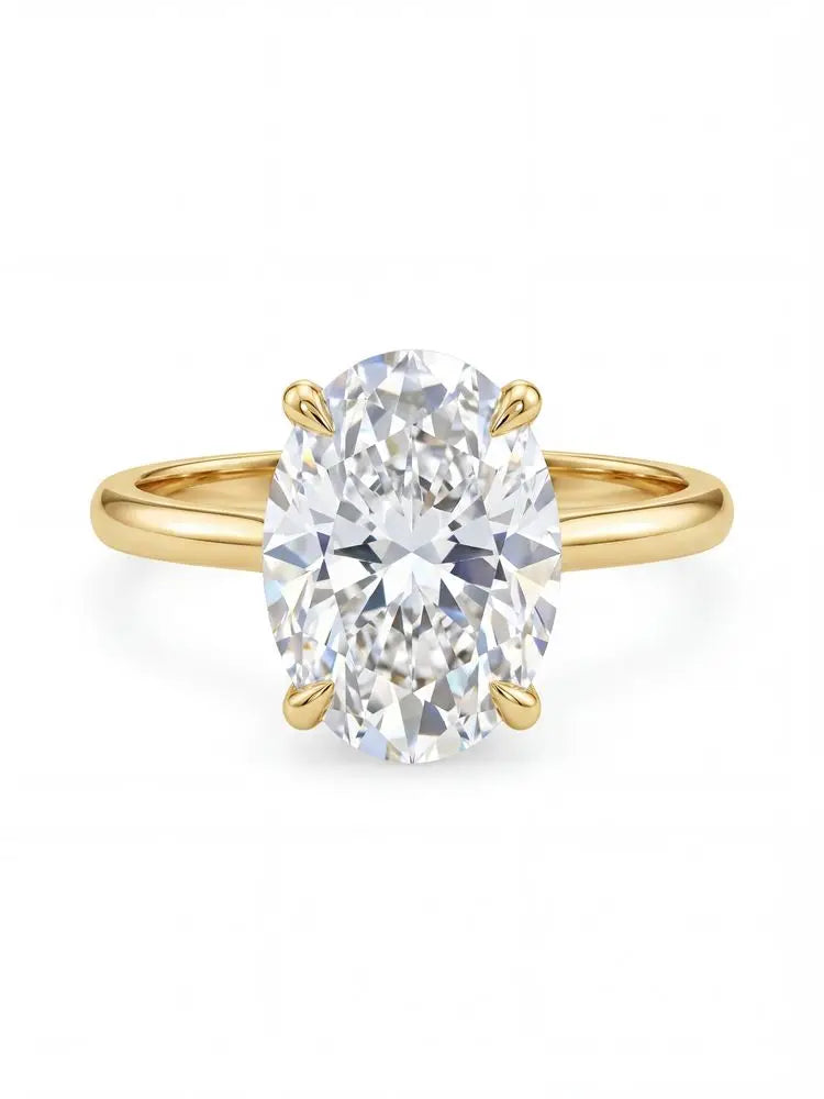 Celeste Oval Solitaire