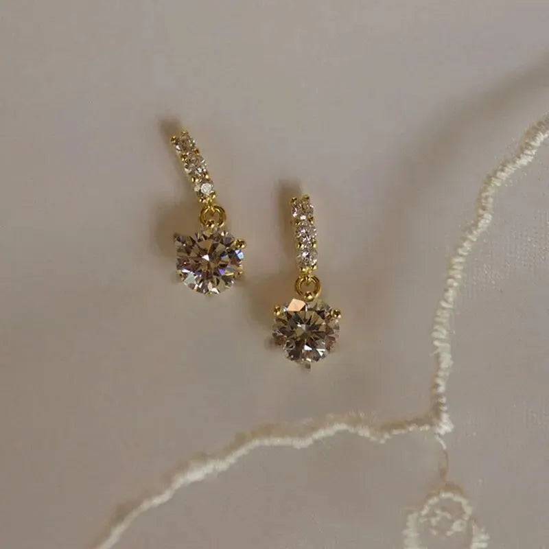 Celestia Sparkle Bow Earrings