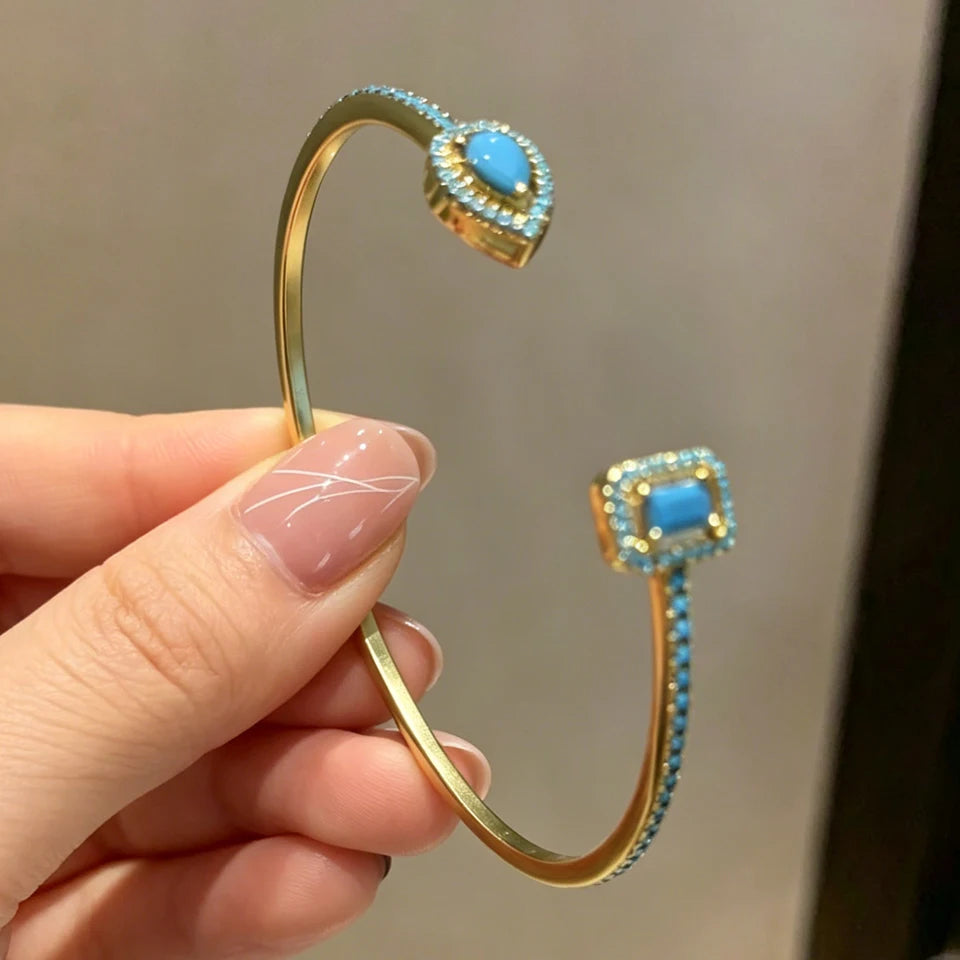 Celestia Gold Cuff Bracelet