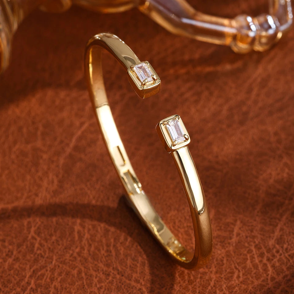 Celestia Gold Cuff Bracelet