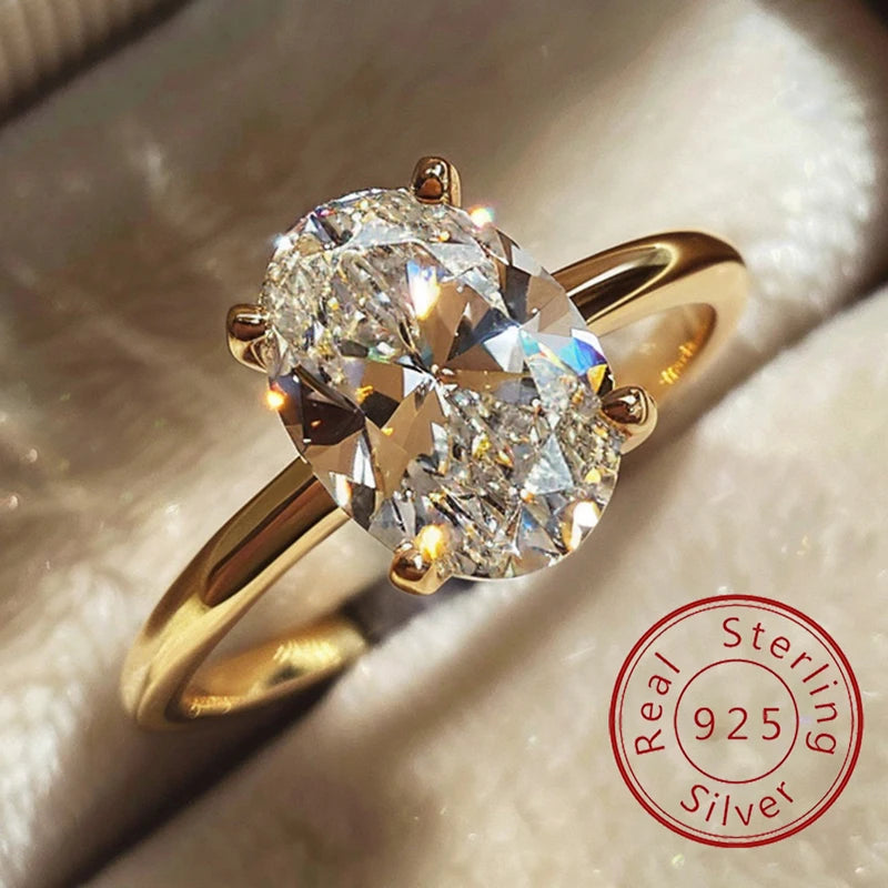 Celeste Oval Solitaire