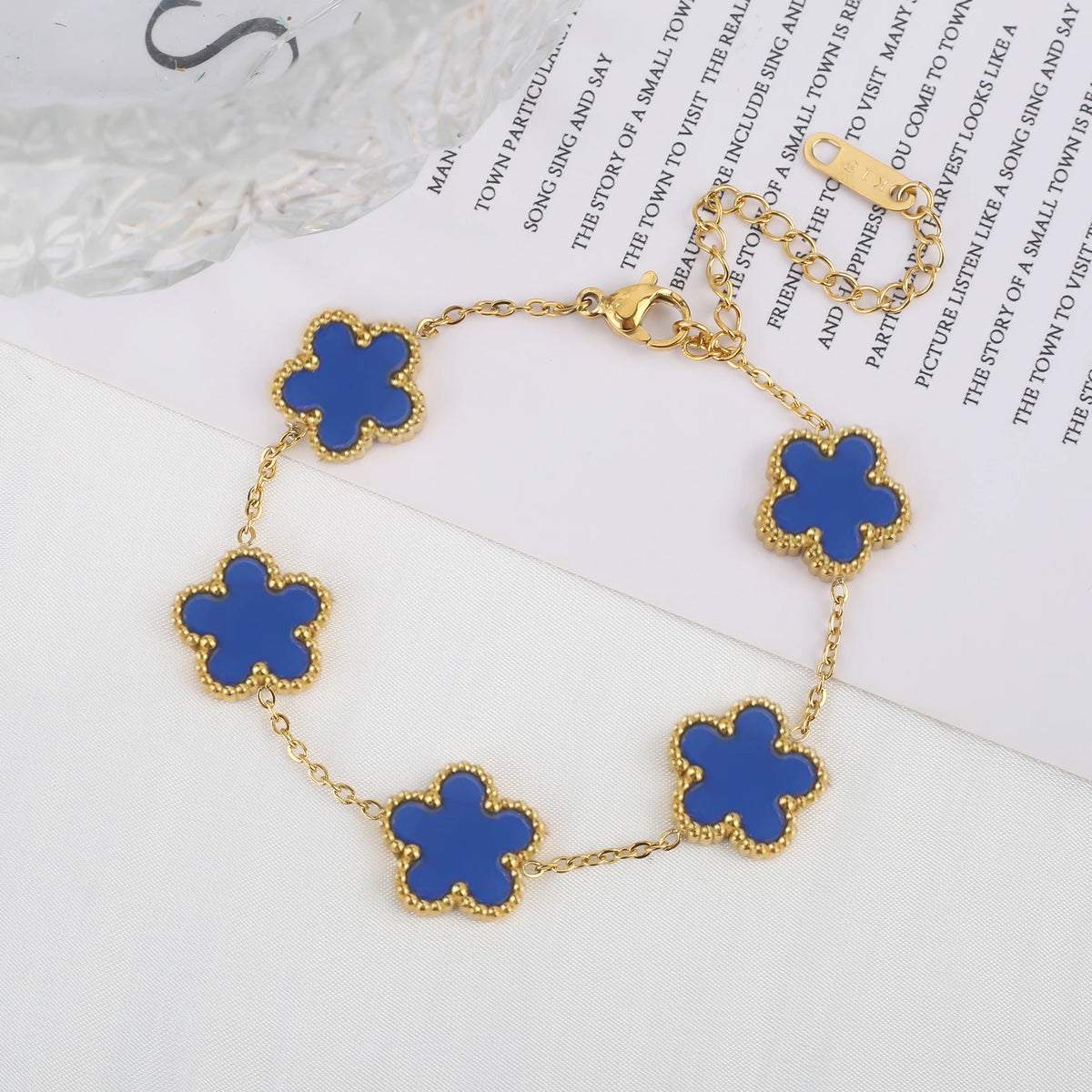 Celestia Shell Flower Bracelet