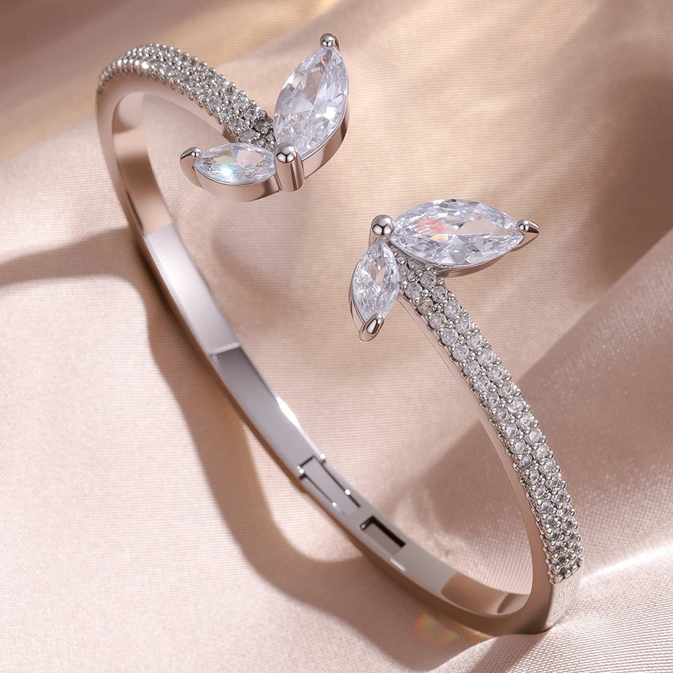Celestia Gold Cuff Bracelet