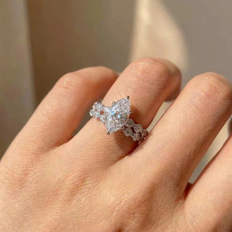Celestia Marquise Ring Set