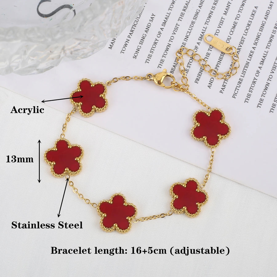 Celestia Shell Flower Bracelet