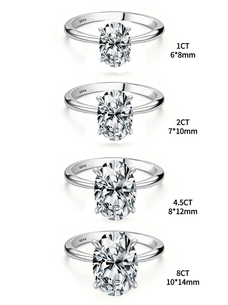 Celeste Oval Solitaire