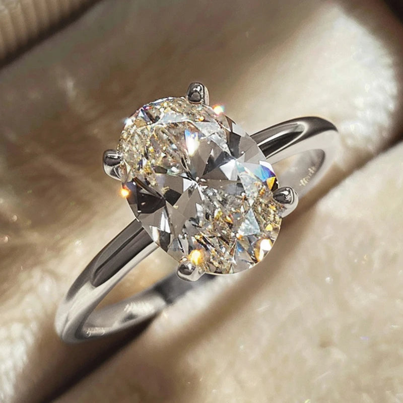 Celeste Oval Solitaire