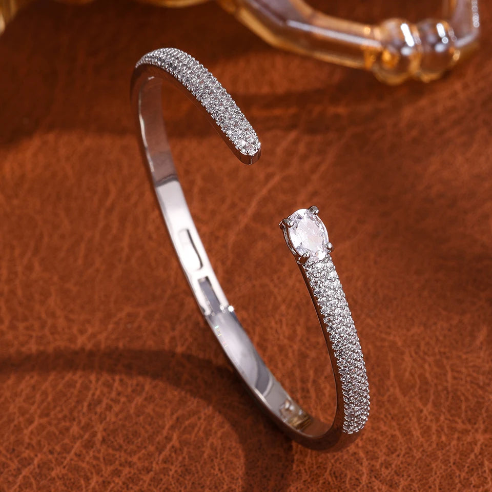 Celestia Gold Cuff Bracelet