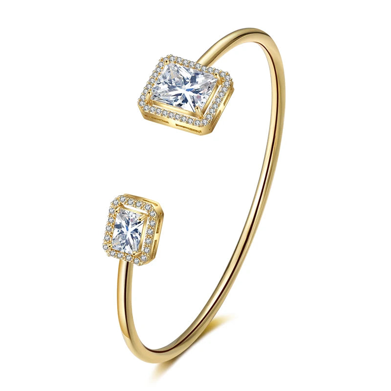 Celestia Gold Cuff Bracelet