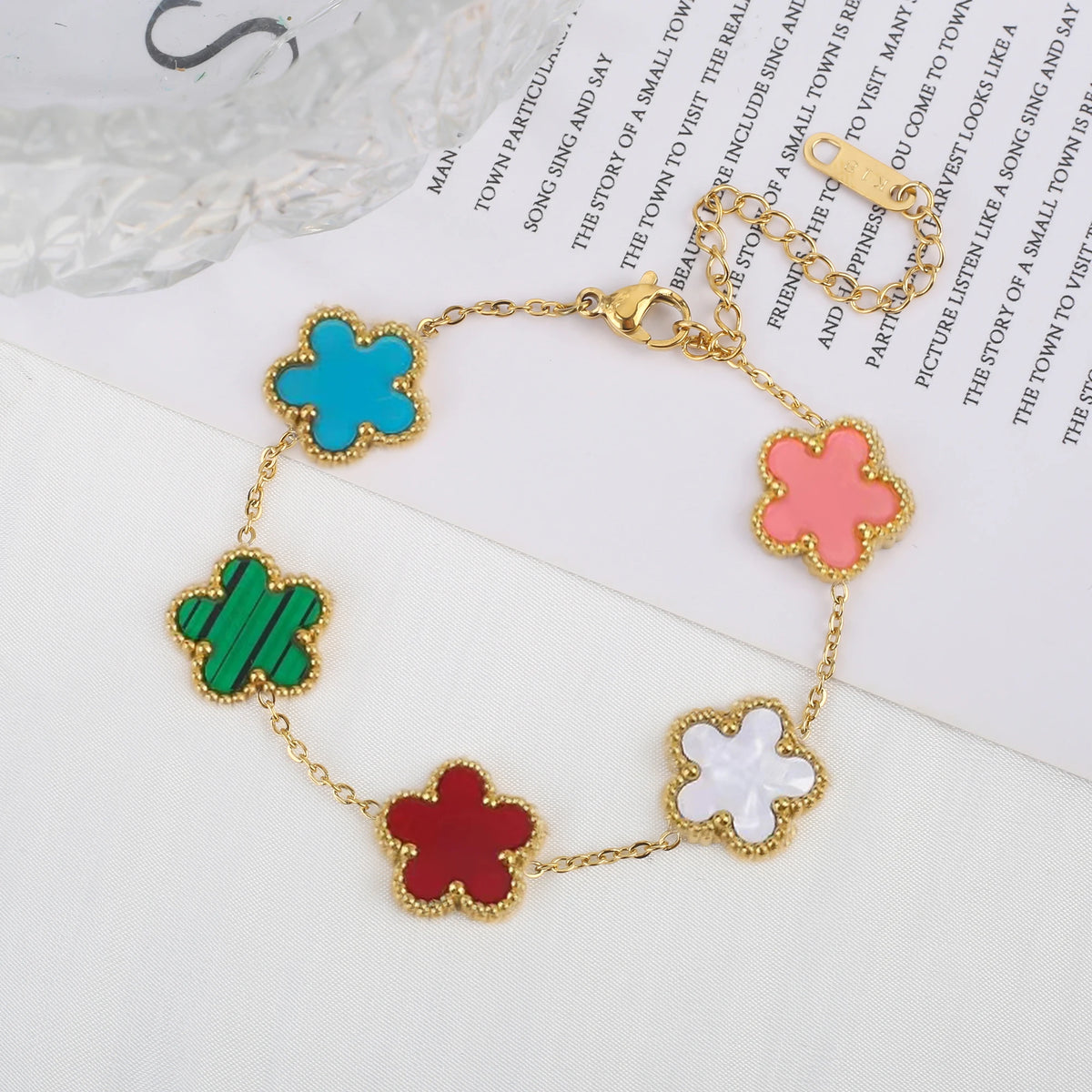 Celestia Shell Flower Bracelet