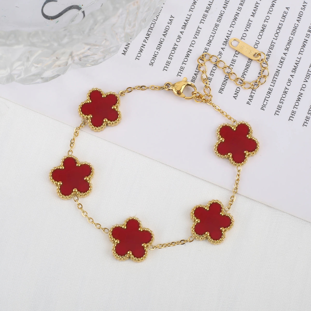 Celestia Shell Flower Bracelet